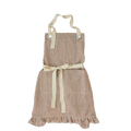Ruffle Pin Stripe Apron