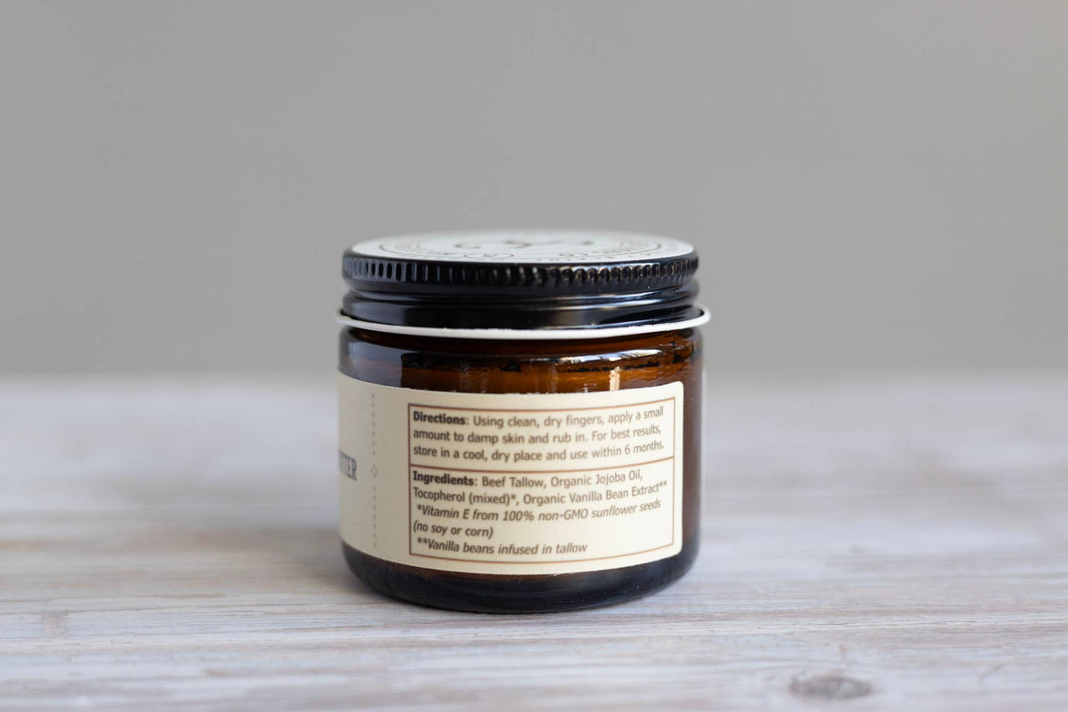 Vanilla Bean Tallow Butter | Whipped Tallow Balm