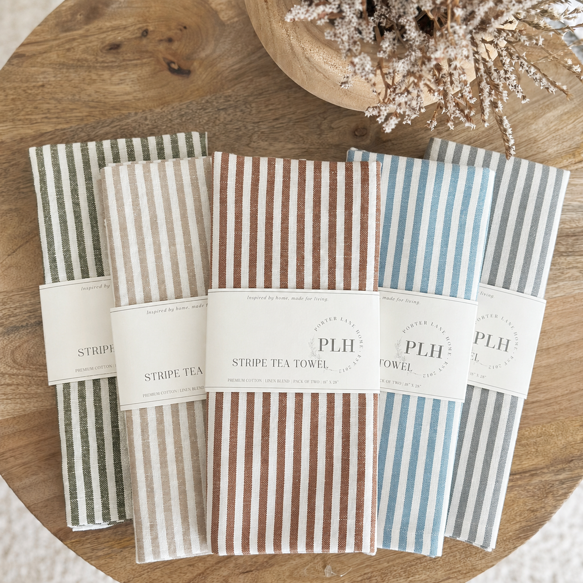 Stripe Tea Towel Set